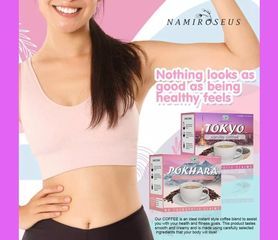 Namiroseus Pokhara Cappuccino Slimming Coffee 21g x 10 Sachets