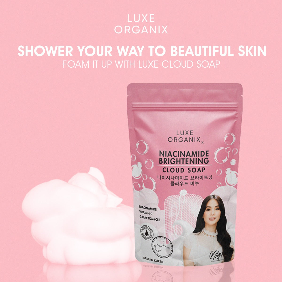 Luxe Organix Niacinamide Cloud Soap 180g