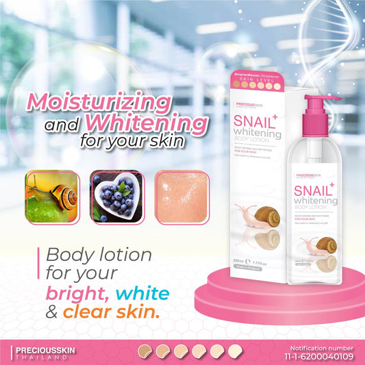 Snail Whitening Body Lotion by Precious Skin 230mL