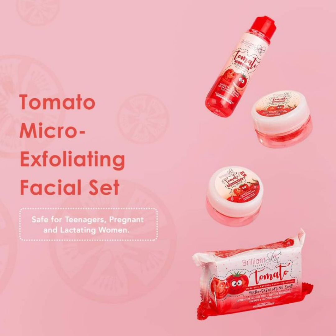 Brilliant Skin Tomato Micro-Exfoliating Facial Set
