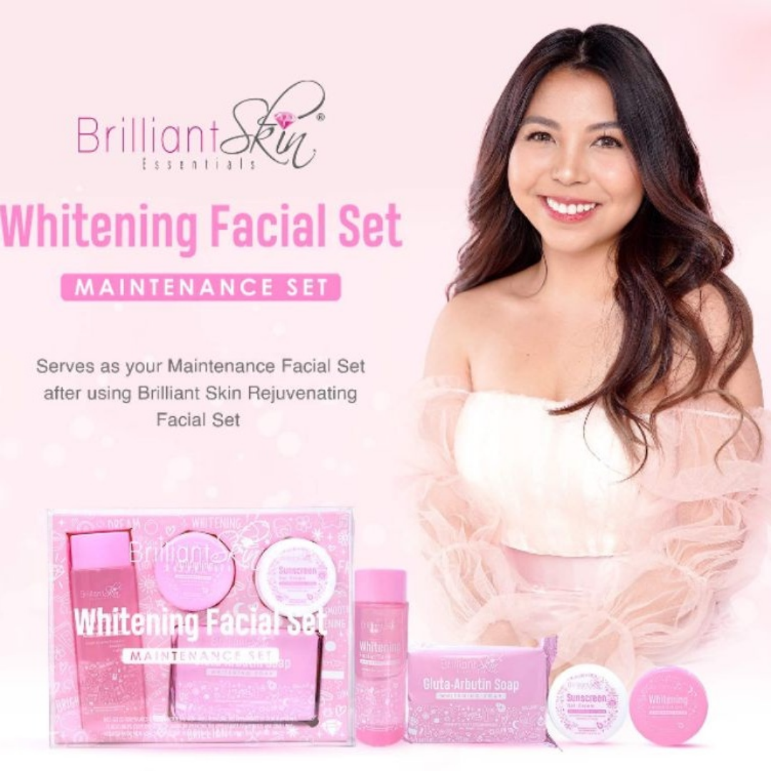 Brilliant Skin Whitening Facial Maintenance Set