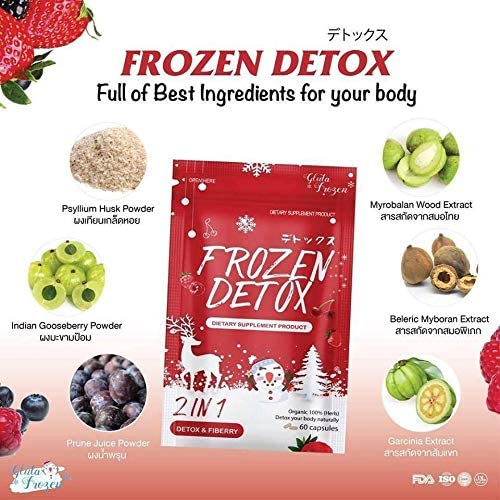 Frozen Detox 2in1 Detox & Fiberry - 60 capsules