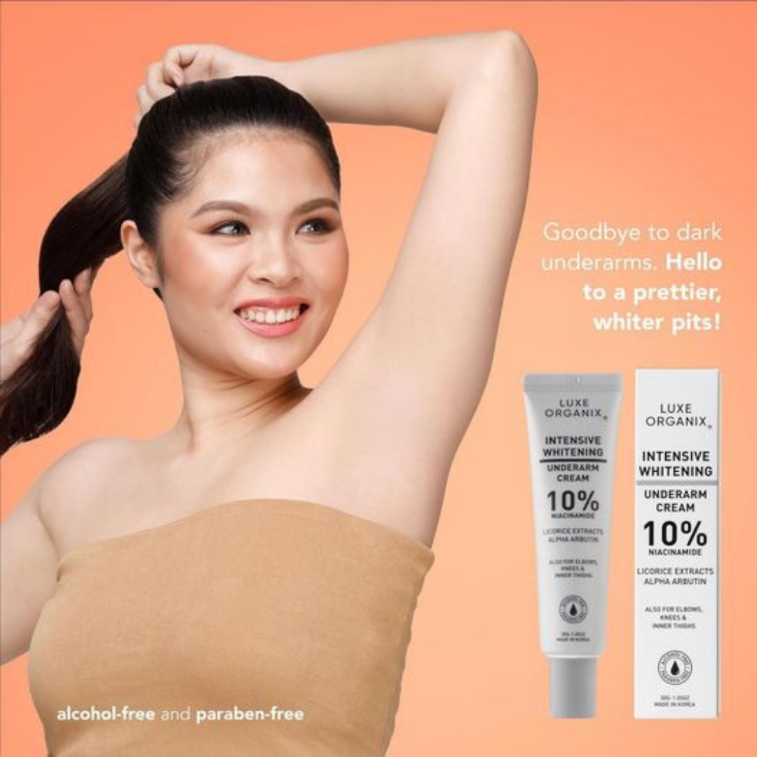 Luxe Organix Intense Whitening Underarm Cream 10% Niacinamide 30g