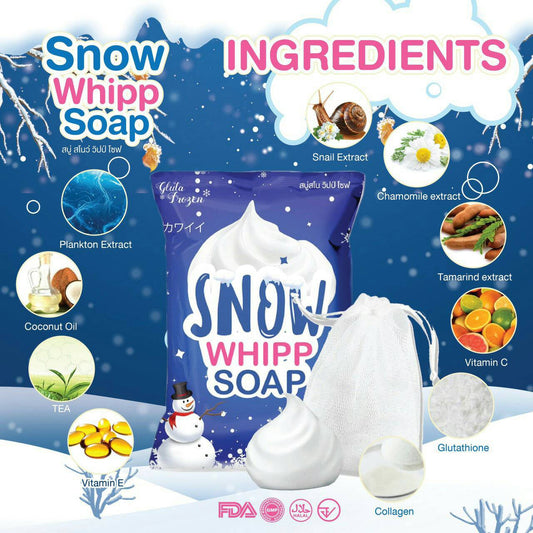 GLUTA FROZEN Snow Whipp Soap 80g