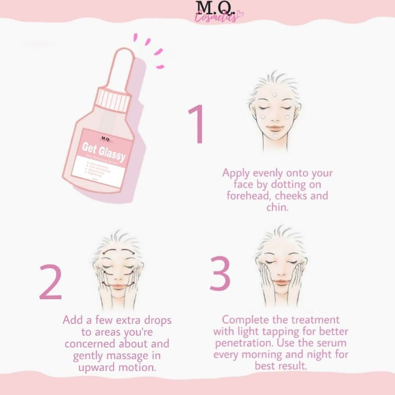 MQ Cosmetics Get Glassy Skin Perfecting Selfcare Serum 30mL