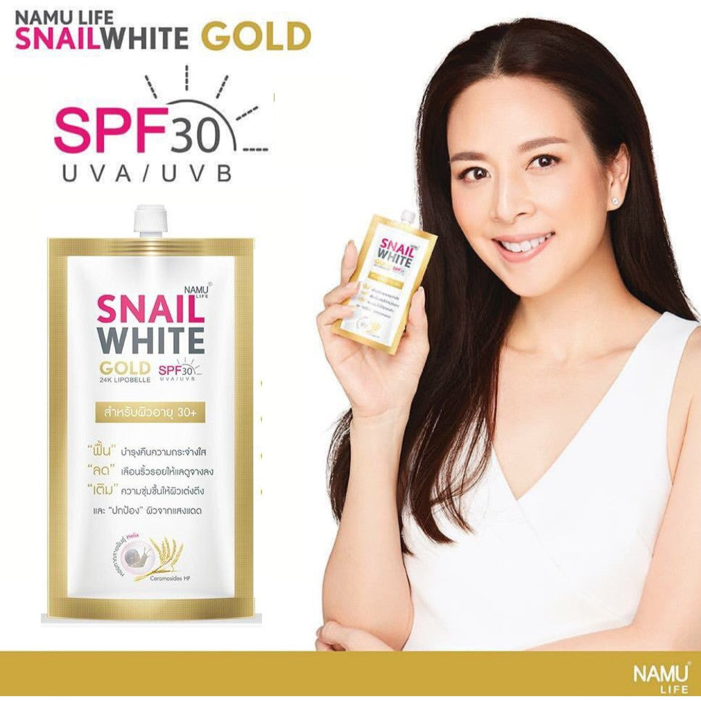 SNAILWHITE Gold 24K Cream SPF30 UVA UVB 7g