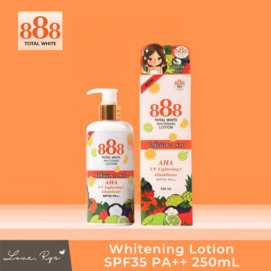 888 Total White Whitening Lotion SPF35 PA++ 250mL