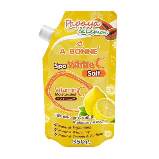 A Bonne Spa White C Salt Scrub (Papaya & Lemon) 350g