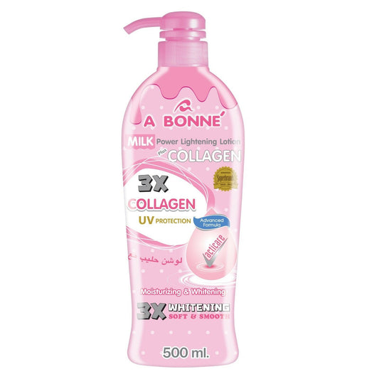 A Bonne Milk Power Lightening Lotion w/ 3x Collagen & UV Protection 500mL