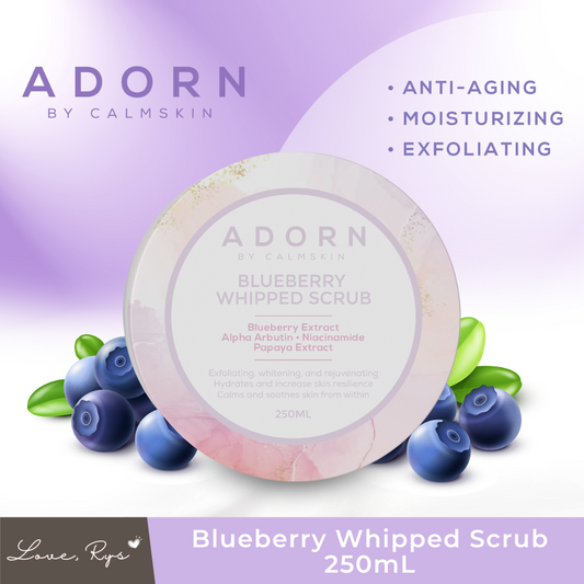 Adorn by CalmSkin Blueberry Whipped Scrub 250mL
