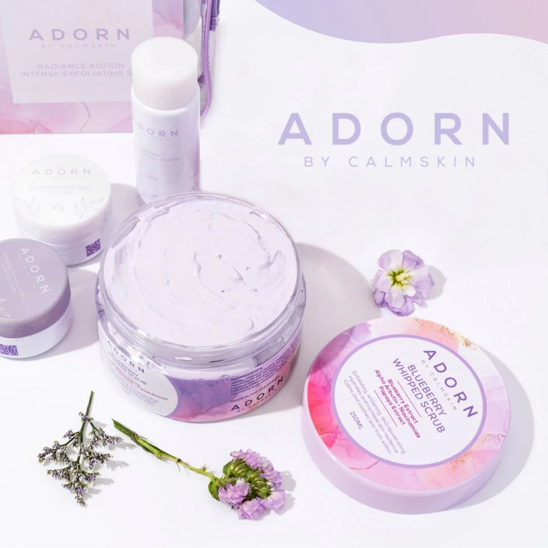 Adorn by CalmSkin Blueberry Whipped Scrub 250mL