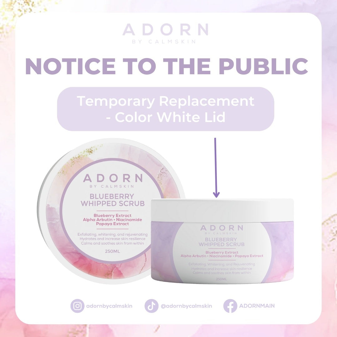 Adorn by CalmSkin Blueberry Whipped Scrub 250mL