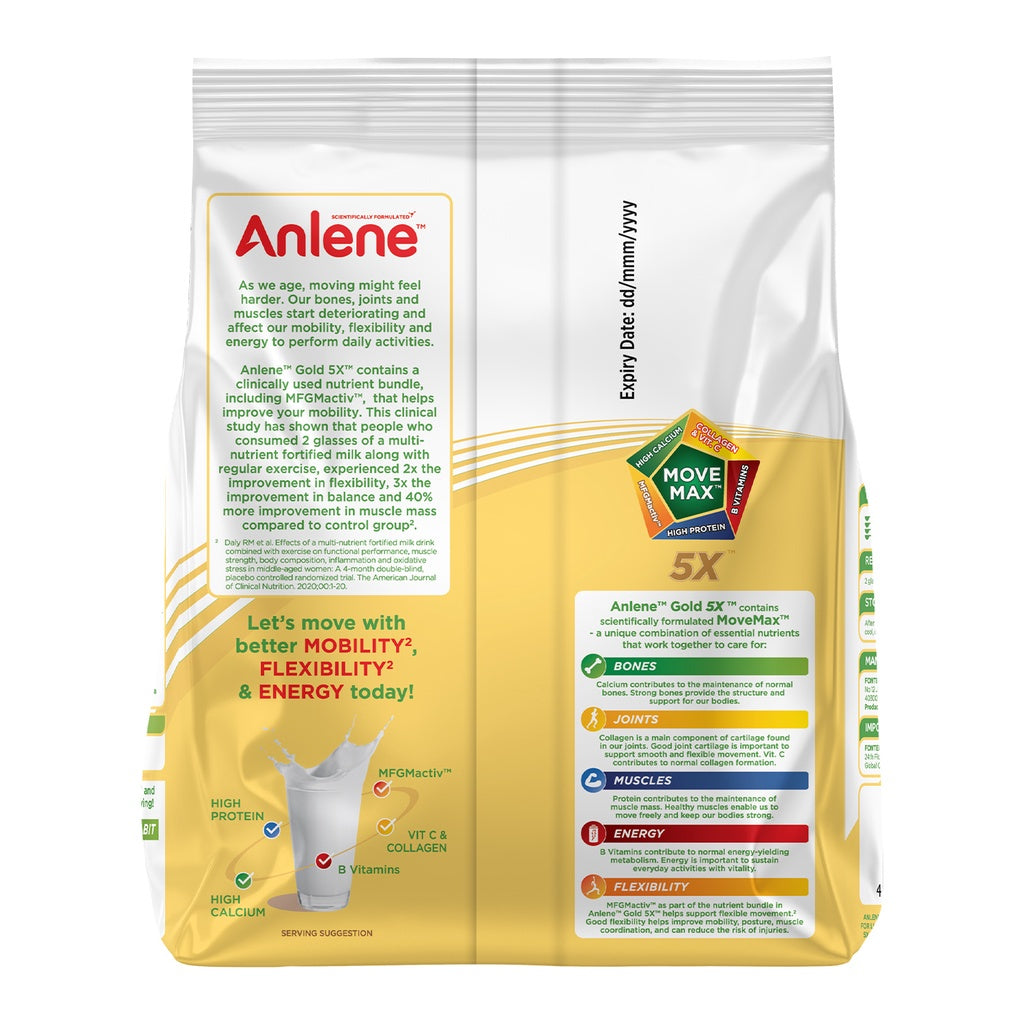 Anlene Gold 5X Milk Powder Plain 300g