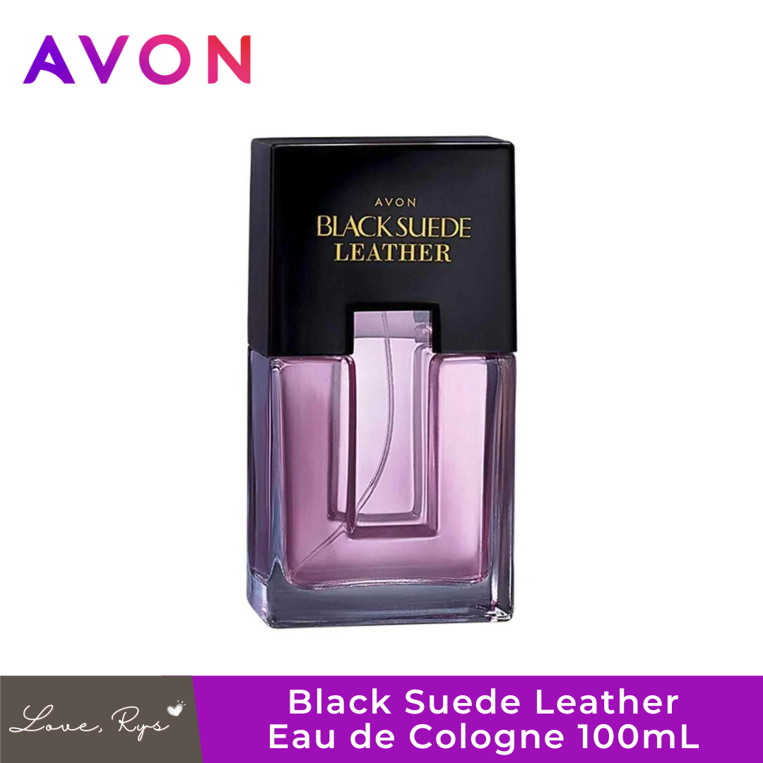 Avon Black Suede Leather Eau de Cologne 100mL