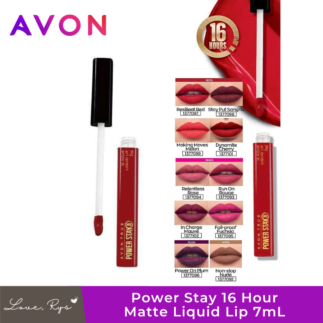 Avon Power Stay 16 Hour Matte Liquid Lip 7mL