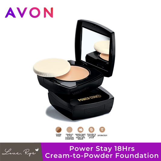 Avon Power Stay 18 Hour Cream-to-Powder Foundation SPF15 9g