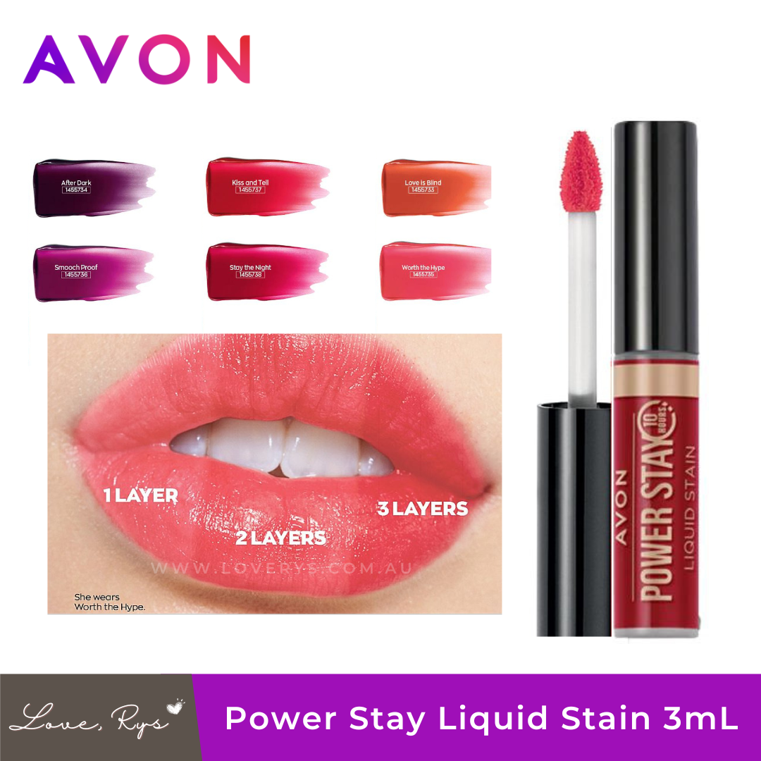 Avon Power Stay Liquid Stain 3mL | Choose A Shade