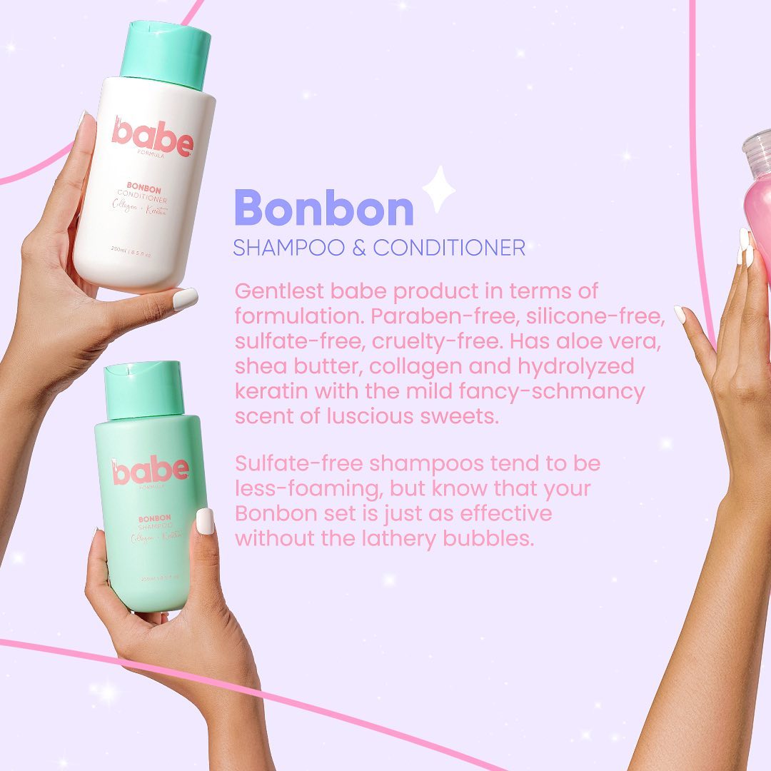 Babe Formula Bonbon (Collagen + Keratin) 250mL | Choose A Variant