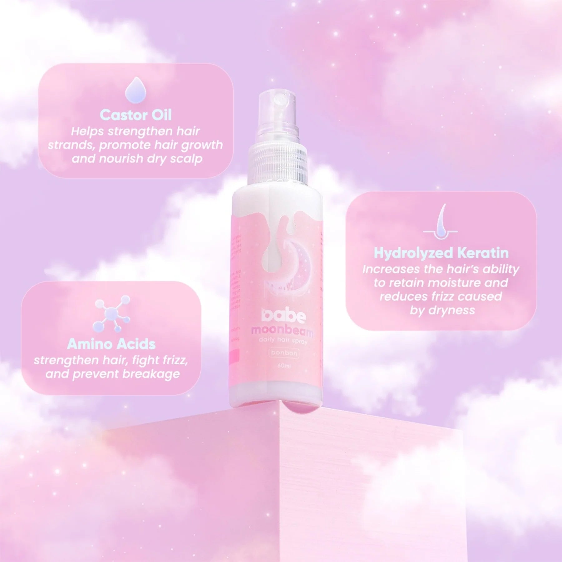 Babe Formula Moonbeam Bonbon Daily Hair Spray 