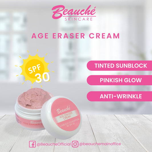 Beauche Age Eraser Cream Sunblock Foundation SPF30 10g
