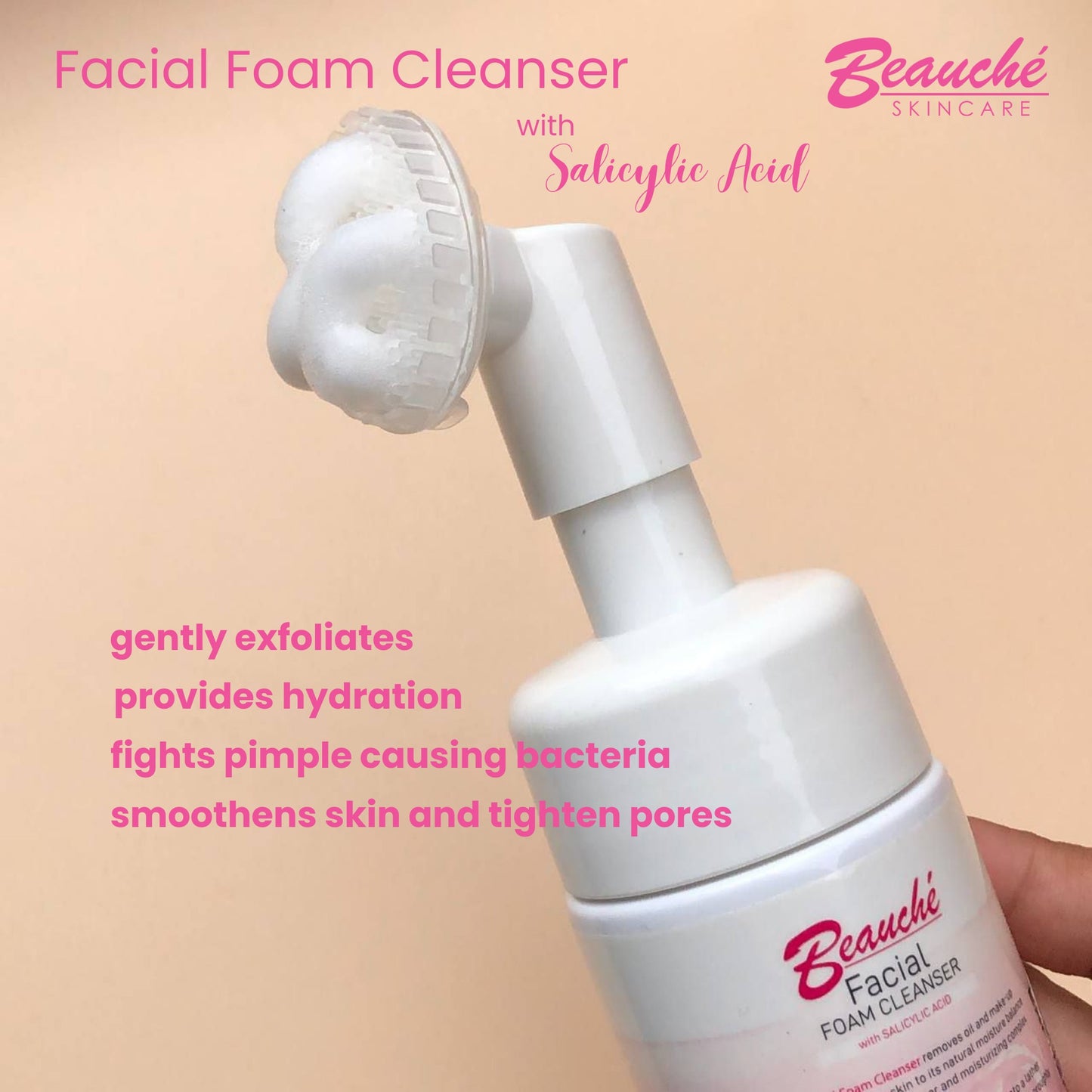 Beauche Facial Foam Cleanser w Salicylic Acid 100mL