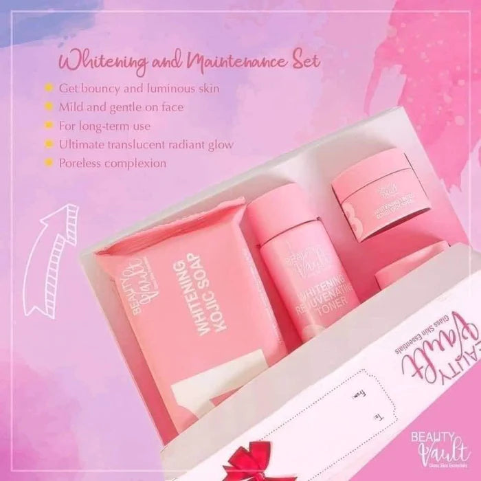 Beauty Vault Glass Skin Essentials Whitening & Maintenance Set