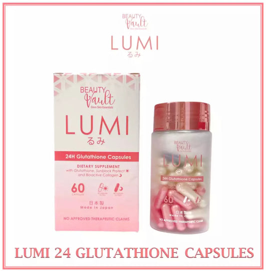 Beauty Vault Lumi Glutathione, Collagen & Vitamin C - 60 Capsules