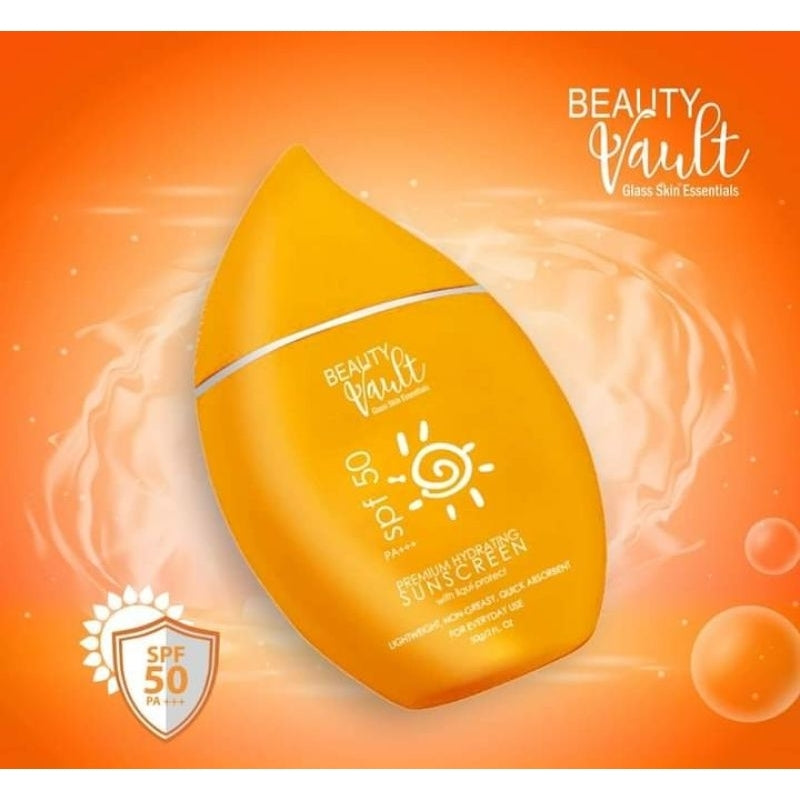 Beauty Vault Premium Hydrating Sunscreen SPF50 PA+++ 50g