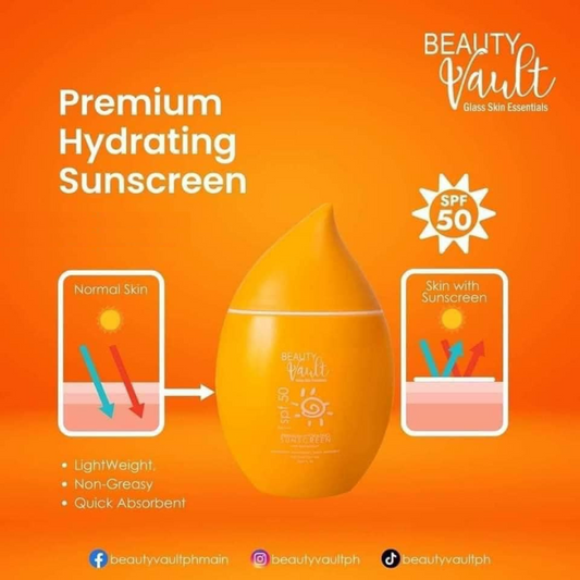 Beauty Vault Premium Hydrating Sunscreen SPF50 PA+++ 50g