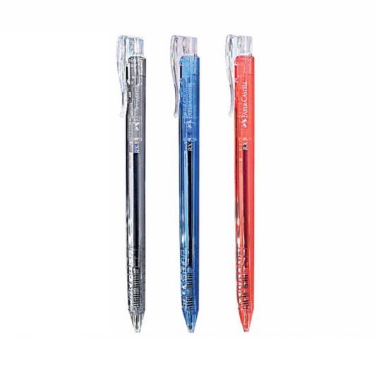 Faber-Castell RX5 Retractable Ballpen | Black, Blue or Red