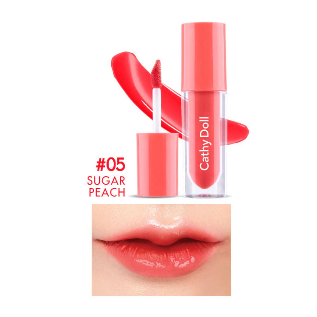 Cathy Doll Glow Gel Tint 05 sugar peach