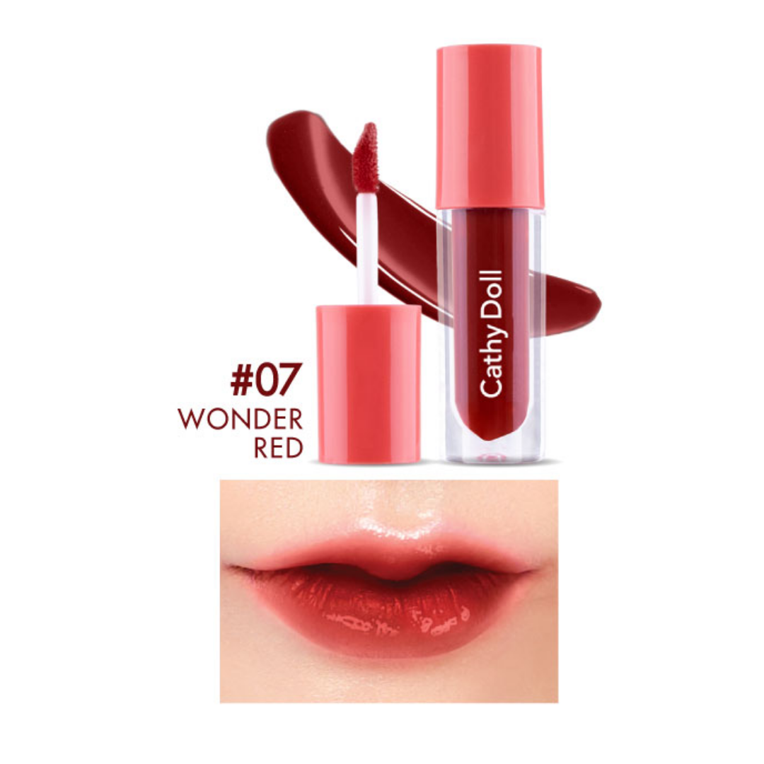 Cathy Doll Glow Gel Tint 07 wonder red