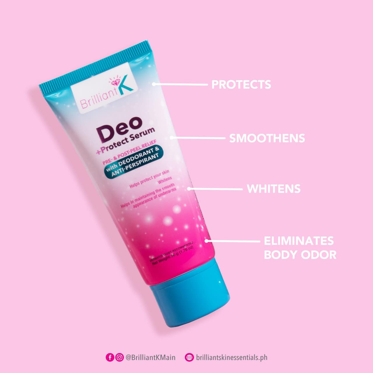 Brilliant K Underarm Deo Protect Serum 50g