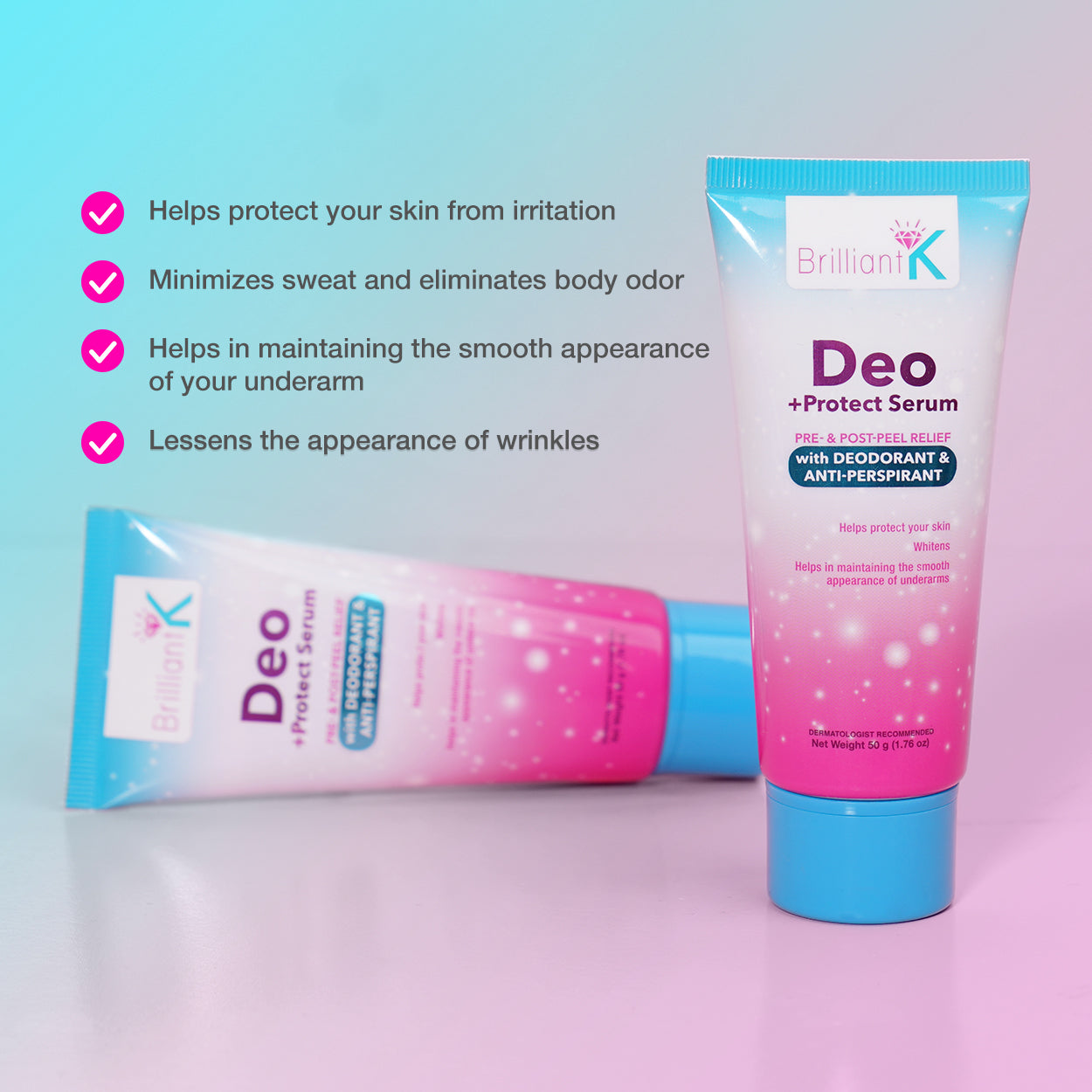 Brilliant K Underarm Deo Protect Serum 50g