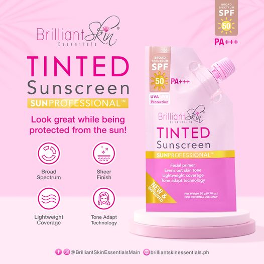 Brilliant Skin Tinted Sunscreen SPF50 PA+++ 20g (NEW & IMPROVED)