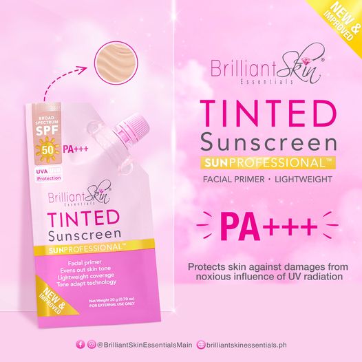 Brilliant Skin Tinted Sunscreen SPF50 PA+++ 20g (NEW & IMPROVED)