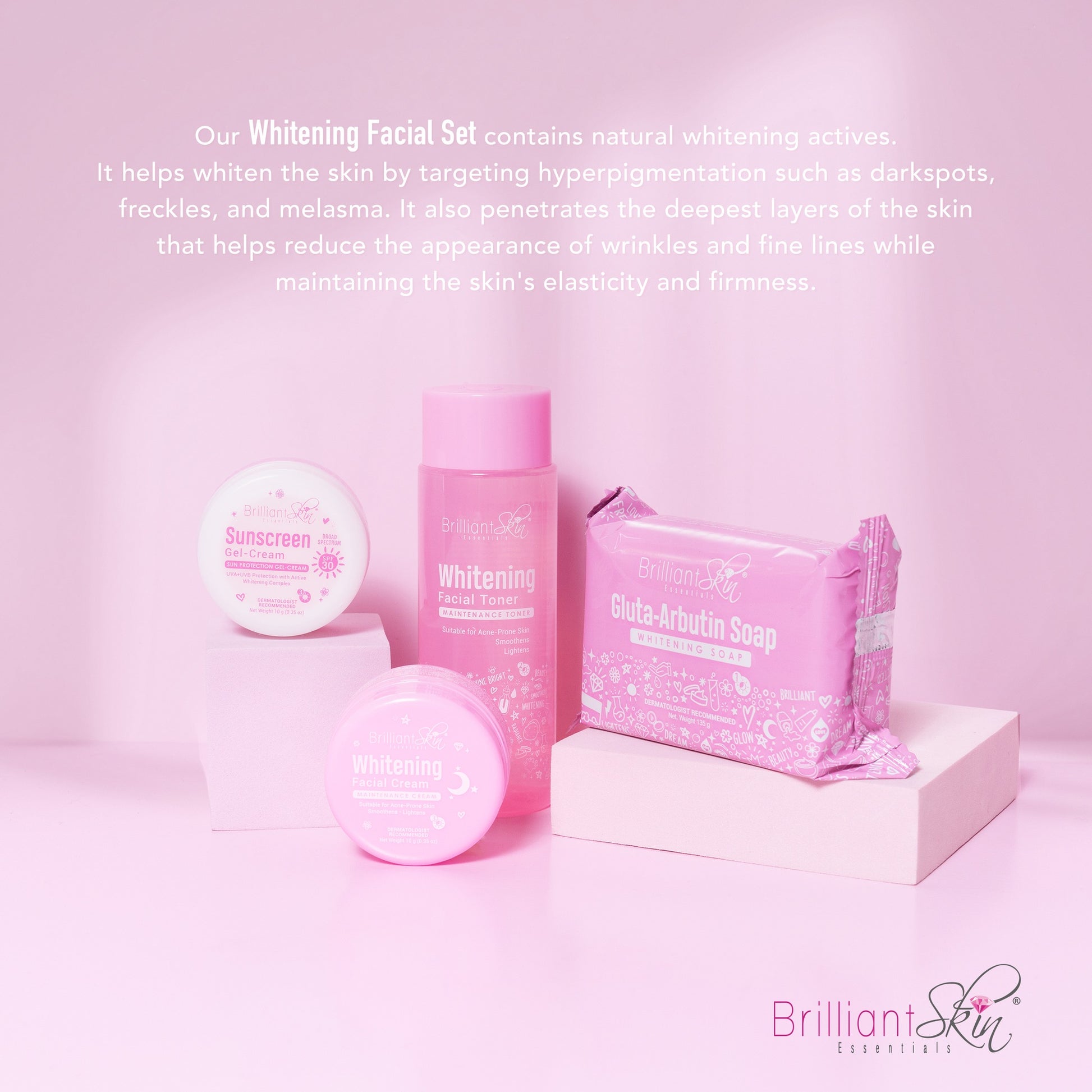 Brilliant Skin Whitening Facial Maintenance Set new packaging