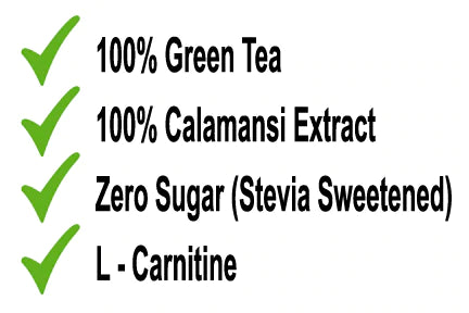 GMAX KETO Drink Mix Green Tea + Calamasi