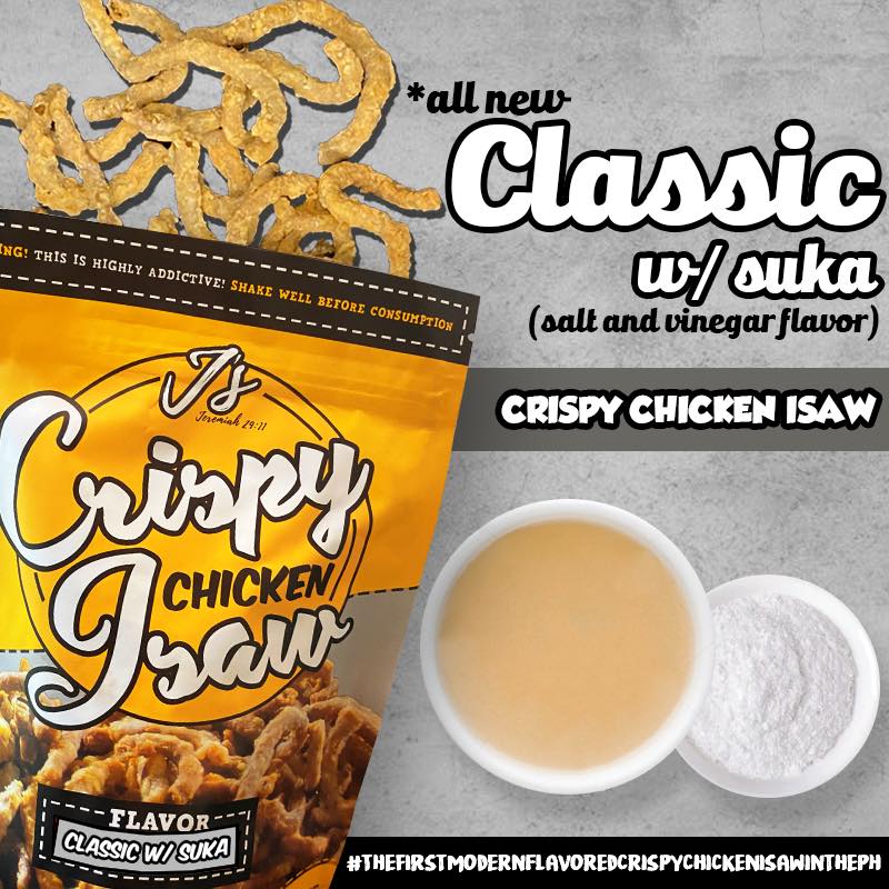 Crispy Chicken Isaw Classic w/ Suka