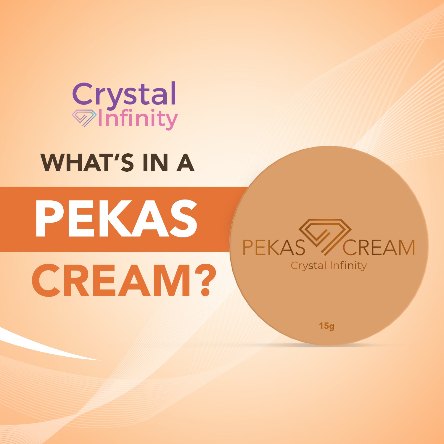 Crystal Infinity Pekas Cream 15g 