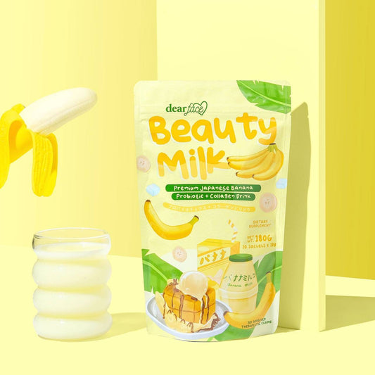 Dear Face Beauty Milk Premium Japanese Banana Probiotic + Collagen