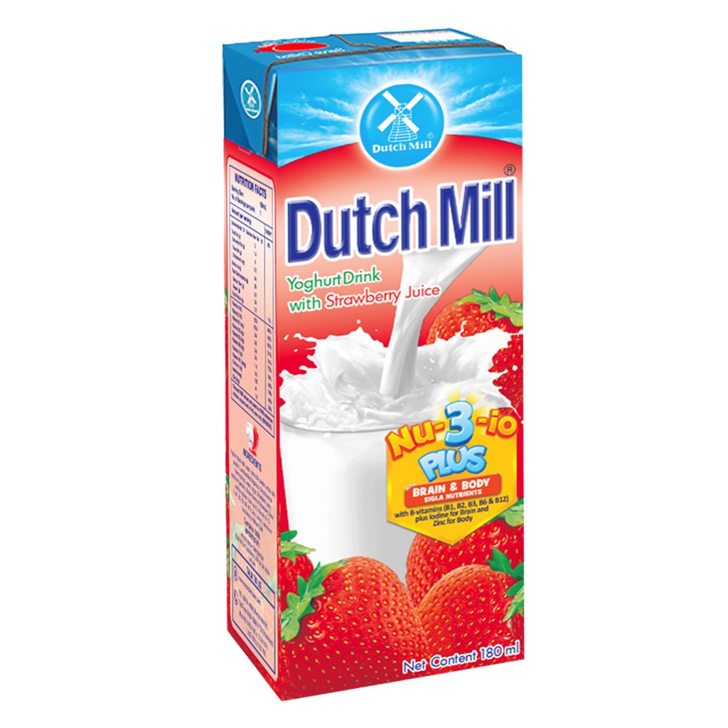 Dutch Mill Set Dutch Mill Yoghurt Drink Strawberry 180ml | Love Rys Australia – LOVE ...