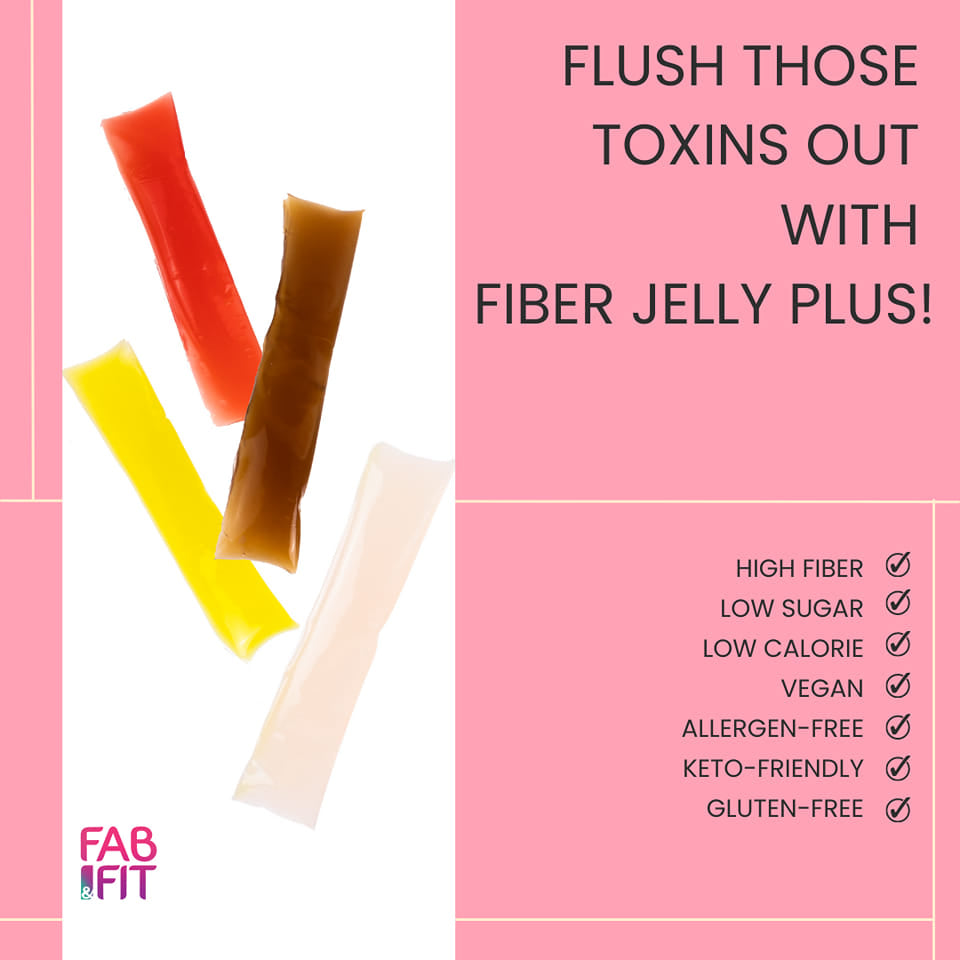 Fab and Fit Fiber Jelly Plus - 10 Sachets per Box