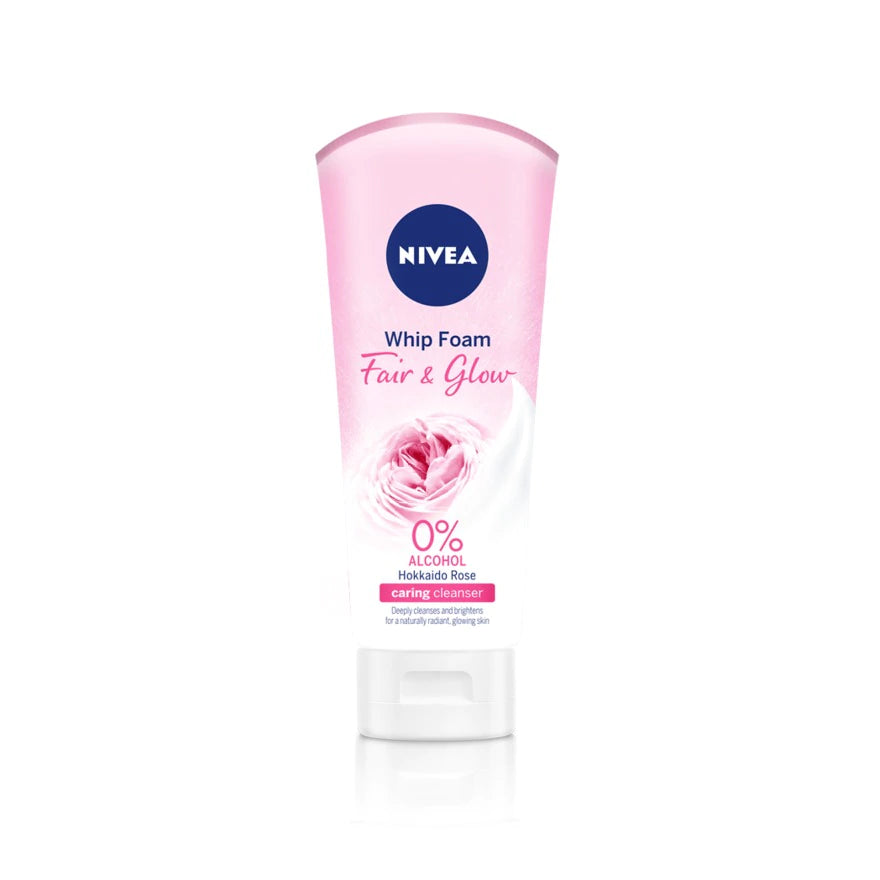 Nivea Fair Hokkaido Rose Whip Foam 100mL