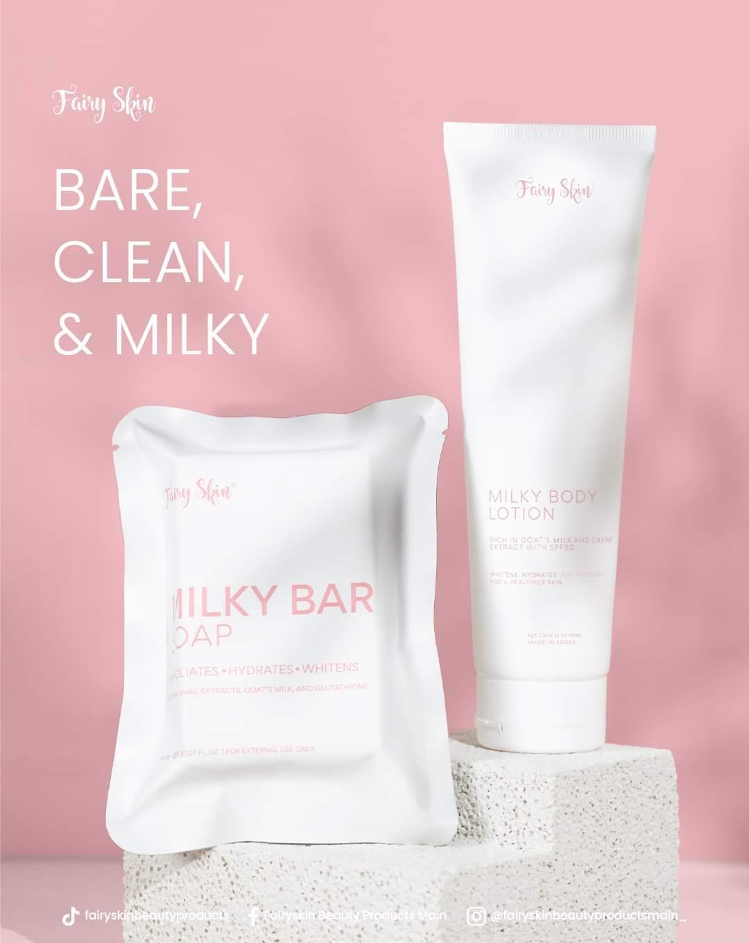 Fairy Skin Milky Body Lotion with SPF30 100mL