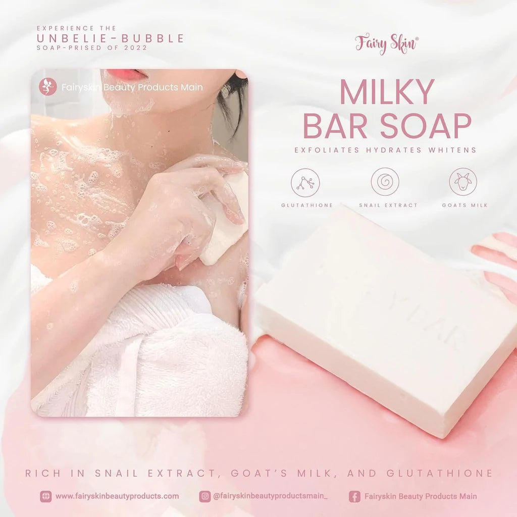 Fairy Skin Milky Whitening Bar Soap 100g