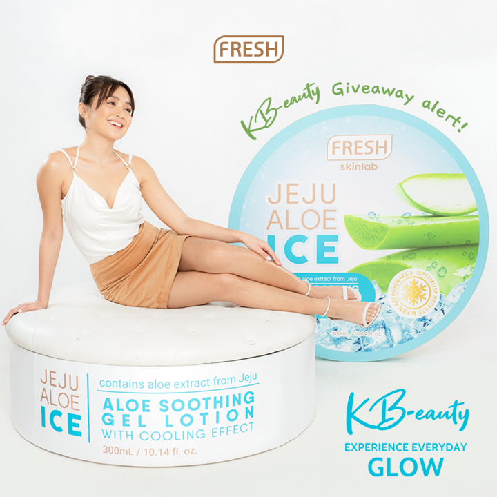 Fresh Skinlab Jeju Aloe Ice Soothing Gel Lotion 300mL