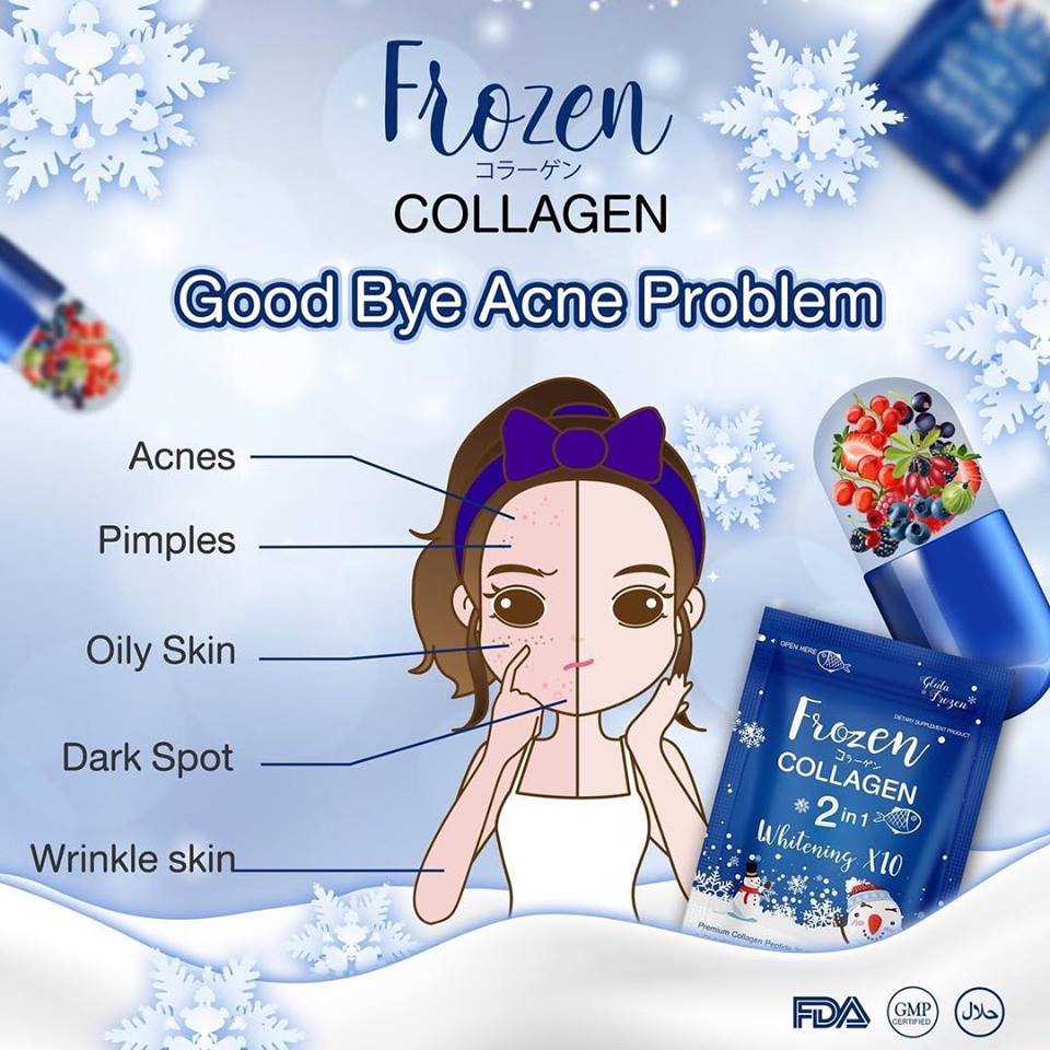 Frozen Collagen 2in1 Whitening x10