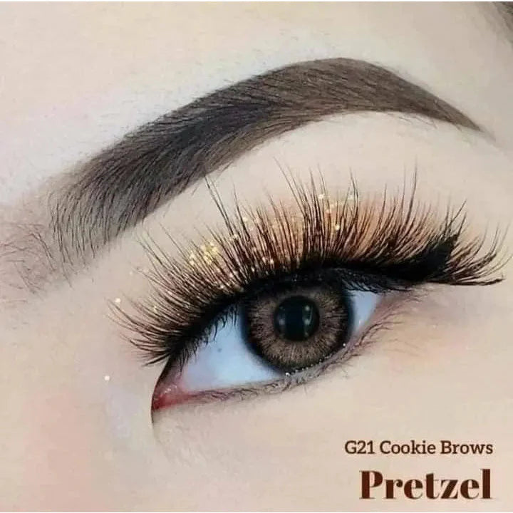 G21 Cookie Brows w Double-ended Brush pretzel