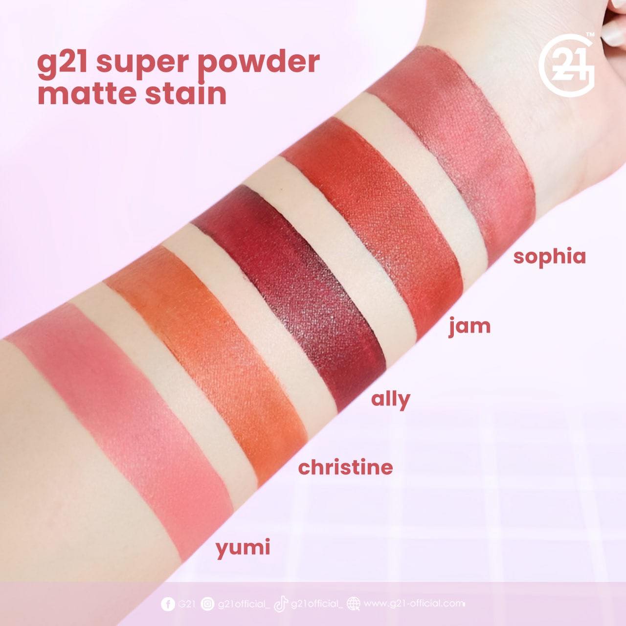 G21 Super Powder Matte Water Stain Tint 10mL